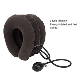 Dispositif de Traction Cervicale, Civière de Cou Utilisation à Domicile Collier Gonflable Réglable Gonflable Collier Cervical