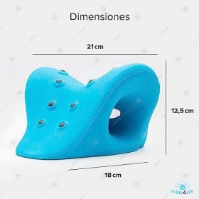 ABB4US | Oreiller de traction cervicale avec 8 points magnétiques | Soulager la douleur au cou et aux épaules | Dispositif de