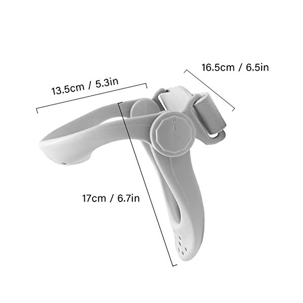 Attelle de Civière de Cou, Support Réglable à 360 degrés. Dispositif de Traction Cervicale Ergonomique pour Lalignement, Ort