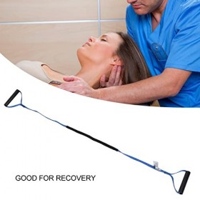 Sangle de Civière de Cou,ANGGREK Ceinture de Traction du Cou Lumber Spine Stretcher Strap Outil de Traction Cervicale pour Dé