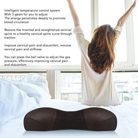 Oreiller de Traction pour le Cou à Contrôle Intelligent de la Température, Oreiller Chauffant pour Sac à Gaz Cervical, Soulag