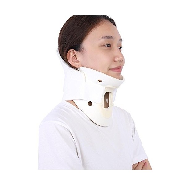 Orthèse Cervicale Dispositif de Traction Cervicale Réglable Support Respirant Réglable pour le Cou Soulagement de la Douleur 