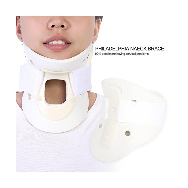 Orthèse Cervicale Dispositif de Traction Cervicale Réglable Support Respirant Réglable pour le Cou Soulagement de la Douleur 