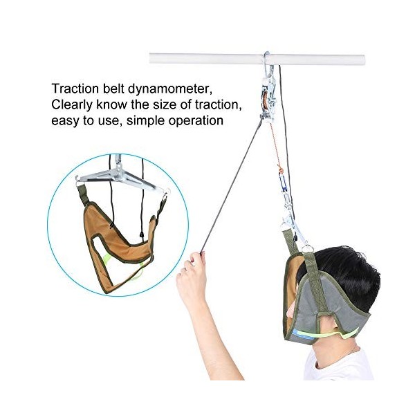 Focket Dispositif de Traction cervicale, hamac de Traction cervicale Tracteur de vertèbres cervicales, Dispositif de Fixation