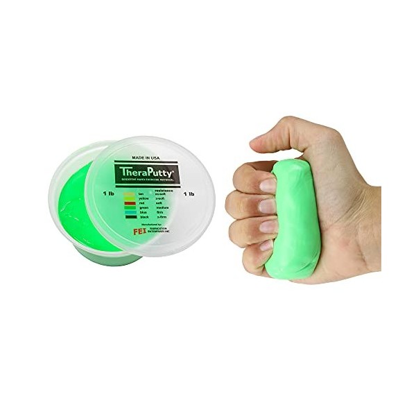 CanDo TheraPutty - Pâte à malaxer - 85 g - bleu élevé 