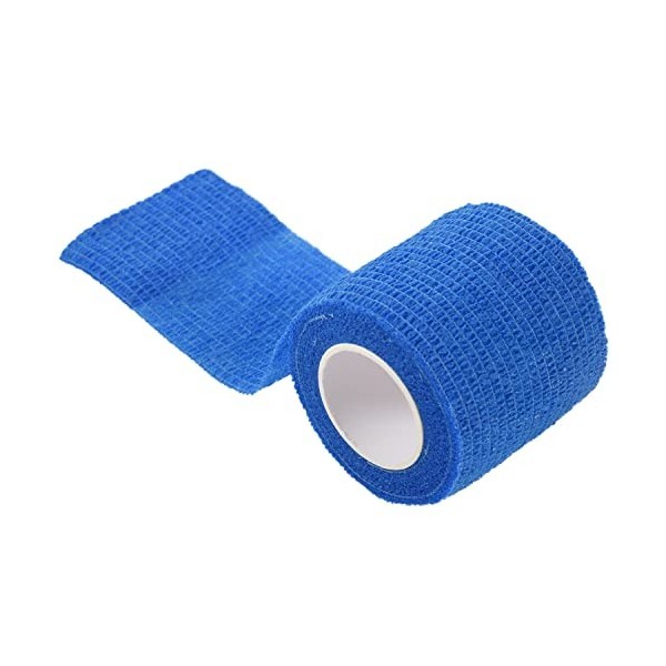 zabeto 12 PCS Auto-adhesif doigt Muscles cheville elastique Bandage Gauze Dressing Tape Bleu