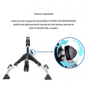 Peddler Deluxe Pliant Avec Affichage Électronique,peddler De Pied De Vélo Dexercice Médical Pour La Récupération De Jambe Et