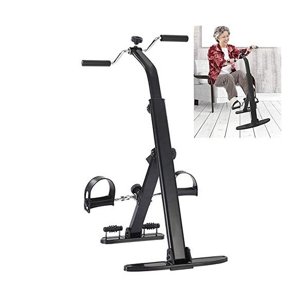 Peddler Médical Pour Lexercice De Récupération Des Bras Et Des Genoux Avec Moniteur Lcd Et Rouleau De Massage,fitness Rehab 