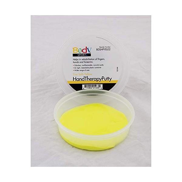 Body Sport Pâte thérapeutique Jaune 56,7 g – Résistance douce