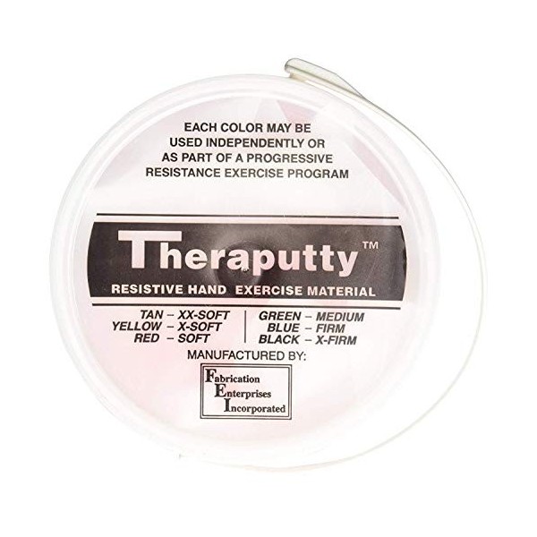 CanDo TheraPutty antimicrobien - Pâte à malaxer - 2,2 kg - rouge souple 