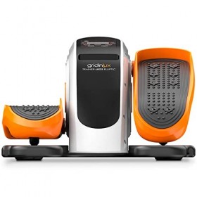 gridinlux Mini Eliptica Trainer Legs ELLIPTIC Exerciseur de Jambes | Gymnastique Passive | Bidirectionnelle | 4 Fonctions aut