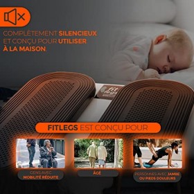 Bonplus BP | Exercice de Jambes | Fitlegs | Intensité Réglable | Télécommande | Appareil Circulation Sanguine Jambes | Entraî