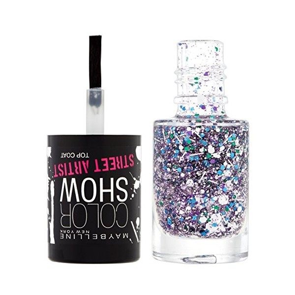 Maybelline New York Color Show Street Artist Top Coat 02 White Splatter