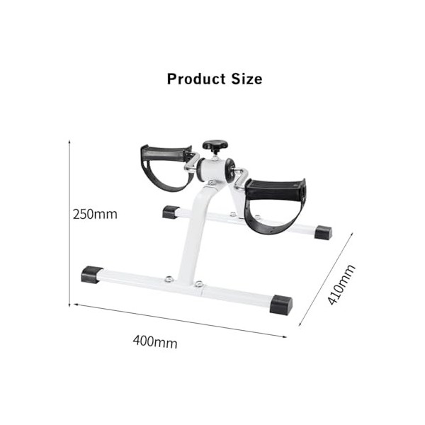 Exerciseur À Pédale De Vélo Sous Le Bureau, Mini Vélo Dexercice, Équipement De Fitness Réglable For Les Personnes Âgées For 