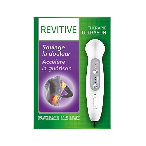 REVITIVE Thérapie Ultrason - Accélère la guérison de blessures musculaires - Dispositif médical - Nouvelle innovation Revitiv