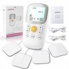 JUMPER Electrostimulateur musculaire, TENS et EMS stimulateur musculaire, pour le soulagement de la douleur, la stimulation m