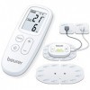 Beurer EM 70 Electrostimulateur TENS / EMS sans fil, appareil de stimulation sans fil pour la thérapie de la douleur, la stim