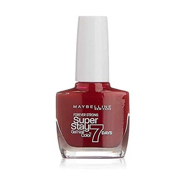 Maybelline Superstay 7 Días Tono 501 Cherry Sin Pintauñas Larga Duración Efecto Gel Color Rojo