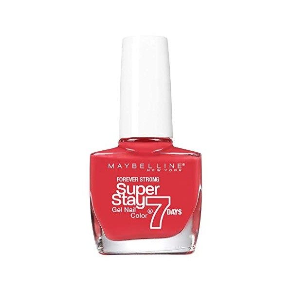 Maybelline Superstay 7 Días Tono 501 Cherry Sin Pintauñas Larga Duración Efecto Gel Color Rojo