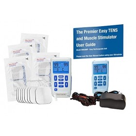 Appareil TENS combiné avec stimulateur musculaire, le Premier Plus Easy Rechargeable Dual Channel Tens dispose de 24 programm
