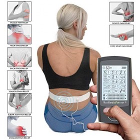 HealthmateForever Effacé Des dizaines Unité fda Pro12Ab Argent 2en1 Double Valeur 12 Modes Meilleur électrothérapie périphé