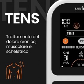 TensCare Unifit - Mode TENS, EMS et massage Aide à soulager la douleur, la rééducation musculaire, la relaxation musculaire e