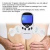 Appareil TENS, Appareil de Courant de Stimulation Rechargeable Stimulateur Musculaire TENS EMS pour la Thérapie de Soulagemen