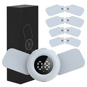 Jitesy TENS & EMS Appareil,Thérapie soulagement douleur sans fil Rechargeable Pulse Muscle Stimulator,Appareil laser froid po