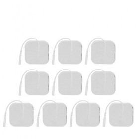 Coussinets de Rechange pour Appareil, Patchs Délectrodes 5 X 5 Cm avec Autocollant, 10 Coussinets de Rechange pour Instrumen