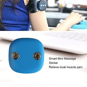 Brrnoo Appareil TENS sans Fil, Mini Stimulateur électrique sans Fil Rechargeable pour Soulager la Douleur du Dos/épaule/Cou/J