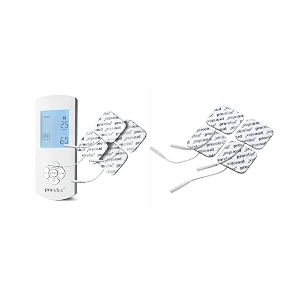 prorelax TENS/EMS Duo Comfort | Appareil délectrostimulation | 2 thérapies avec un seul appareil | Thérapie naturelle contre