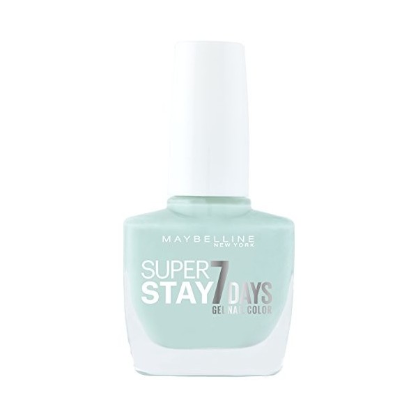 Maybelline New York Fond de teint Superstay nailpolish Forever Strong 7 days Finition Gel Vernis à Ongles Menthe for Life/Ver