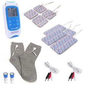 Tenscare - K-Perfect-Sock-L - Perfect Tens + Isock - Appareil De Soulagement De La Douleur + Chaussettes Conductrices Parfai