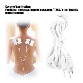 Câble Tens Wire Electrode Lead 5pcs/sac DC 2.5mm 1.2m 4-in-1 Pin Type Wires Pour Unit Physiotherapy Machine TENS Câbles pour 