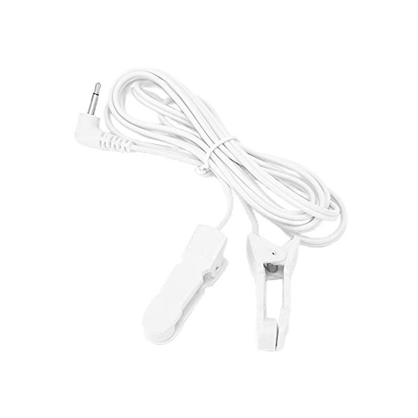 Clip Doreille Portable de 2,5 Mm, Accessoire de Câble de Connexion de Fil Délectrode pour Machine de Massage Numérique TENS