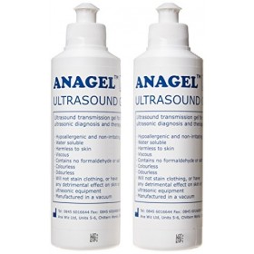 Anagel Fetal Doppler Ultrasound Transmission Gel 250ml Pack of 2 