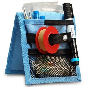 Keens de Mobiclinic by Elite Bags, Pochette dinfirmier, Marque européenne, Organiseur de matériel infirmier pour blouse, Bl