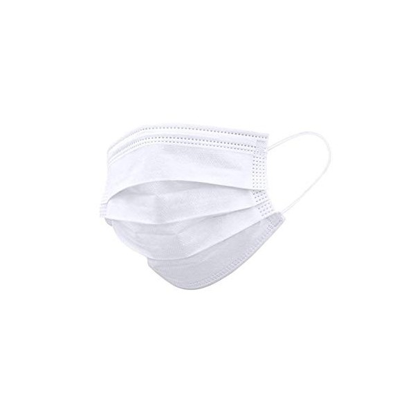 Masque barrière de protection - Validé DGA UNS1 100 + 2 Extenseurs de Masques Coloris Blanc Taille Ajustable