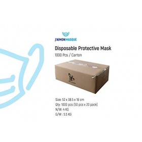 Masque de Protection jetable médicale Norme EN14683 - Vendu par Lot de 2000