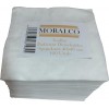 MORALCO Lot de 100 serviettes jetables Spun Lace Blanc Pedicure 40 x 40 