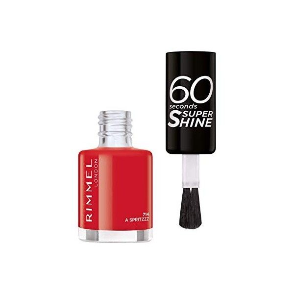 Rimmel Queen Of Tarts, 60 secondes de vernis à ongles Super Shine, baies et crème, 8 ml