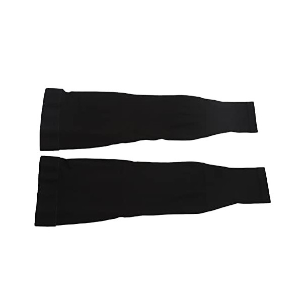 Chaussettes Longues Cuisses Noires Chaussettes à Haute Compression à Bout Ouvert pour Varices Unisex Fit For All
