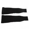 Chaussettes Longues Cuisses Noires Chaussettes à Haute Compression à Bout Ouvert pour Varices Unisex Fit For All