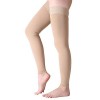 SH-RuiDu Bas de compression fermes sans pieds pour homme et femme 23-32 mmHg