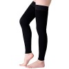 SH-RuiDu Bas de compression fermes sans pieds pour homme et femme 23-32 mmHg