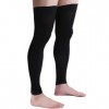 Doc Miller Manchons de compression pour mollet 20-30 mmHg opaques - noir - Small