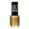 Rimmel 60 Seconds Vernis à Ongles Paillettes 831 Oh My Gold 8 ml