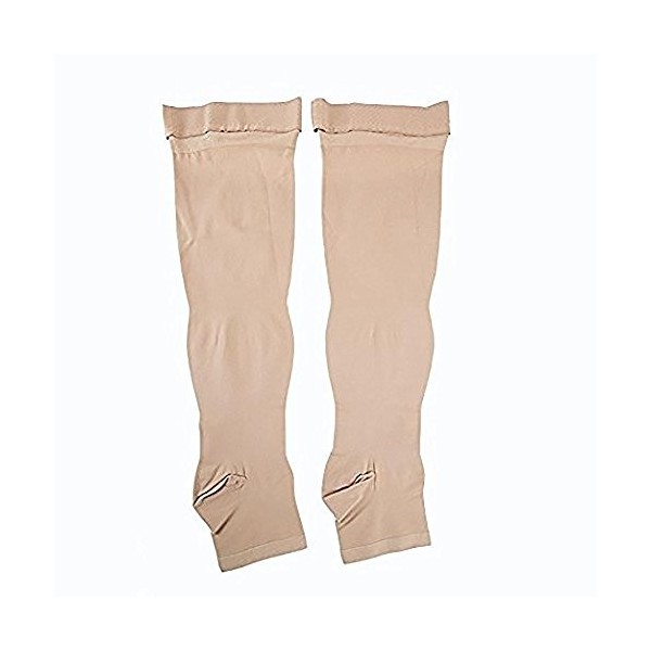 PedimendTM Lot de 6 bas de compression à bout ouvert pour éviter la fatigue, la douleur, les raideurs, les douleurs – gonflem