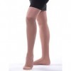 Allegro Flexible de compression en microfibre 260 pour cuisse 15-20 mmHg, sable, Medium