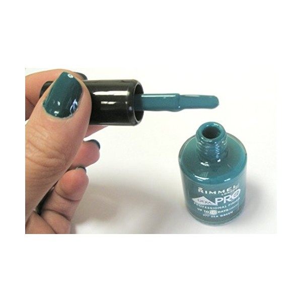 vernis à ongles per unghie lunga durata lycra pro n 371 sea green